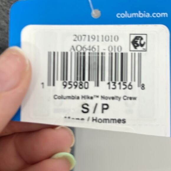 Mens Columbia Hike Novelty Crew Size Small - Picture 3 of 5